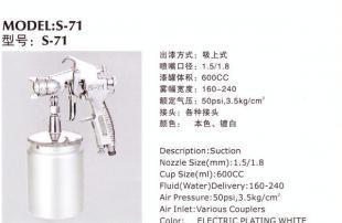 批发零售创意博喷枪S-71 五金工具领域的专业之选